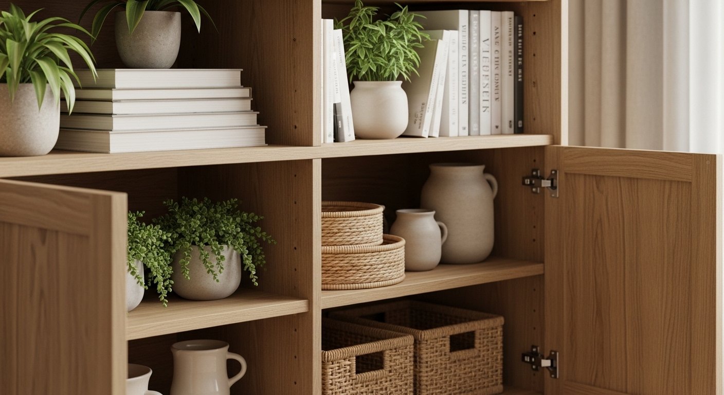13 Neat Affordable Living Room Cabinet Ideas On A Budget