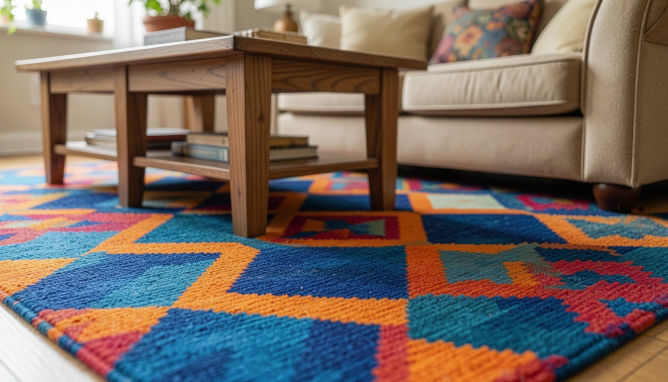 7 Colorful Living Room Colorful Carpet Ideas That Energize