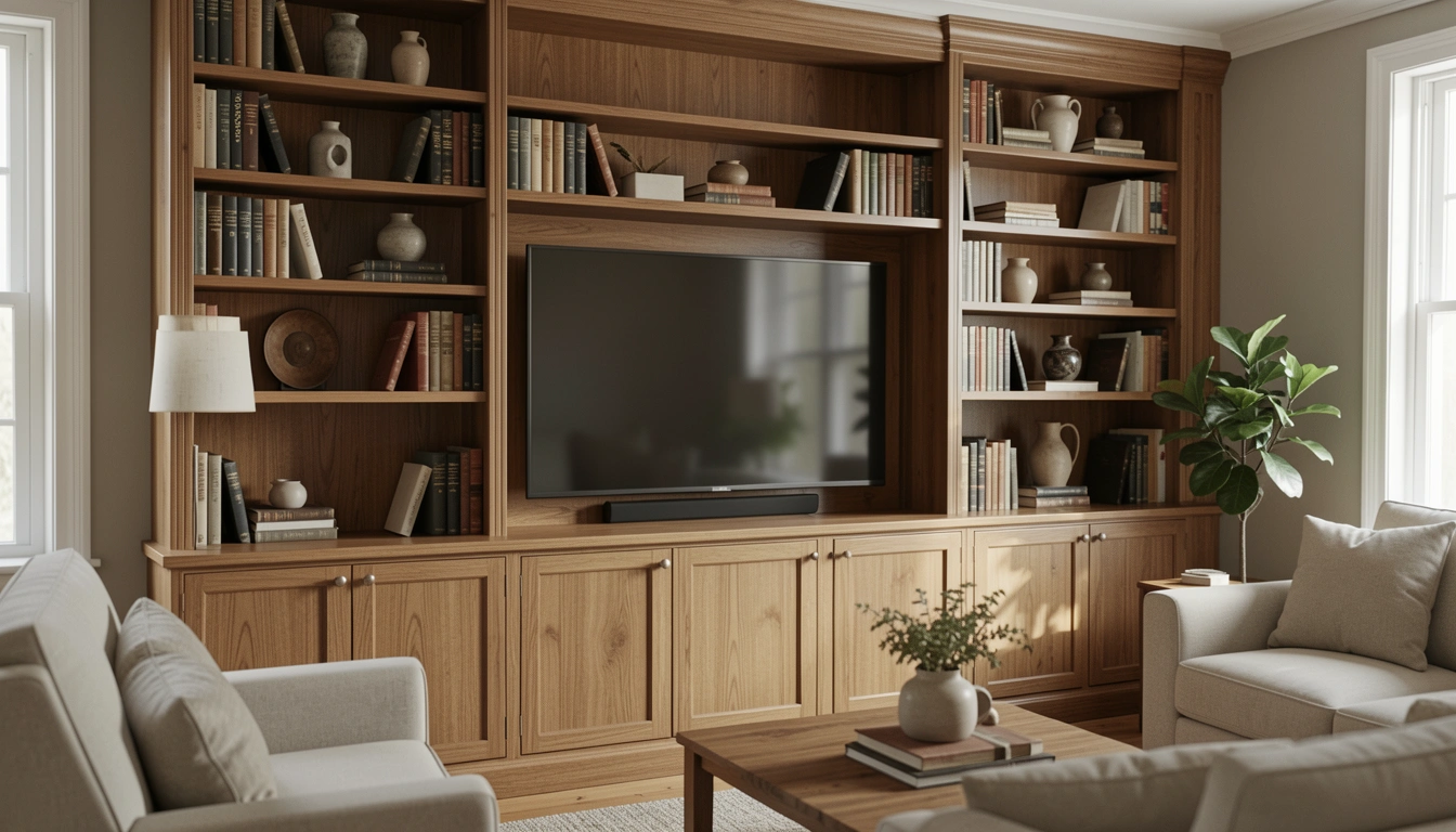 21 Smart Library Living Room TV Ideas That Blend Well