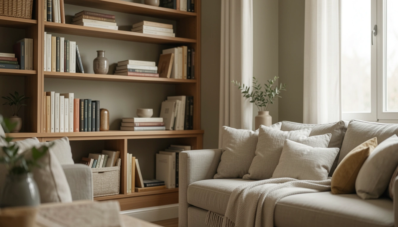 10 Soft Library Living Room Colors That Feel Calm