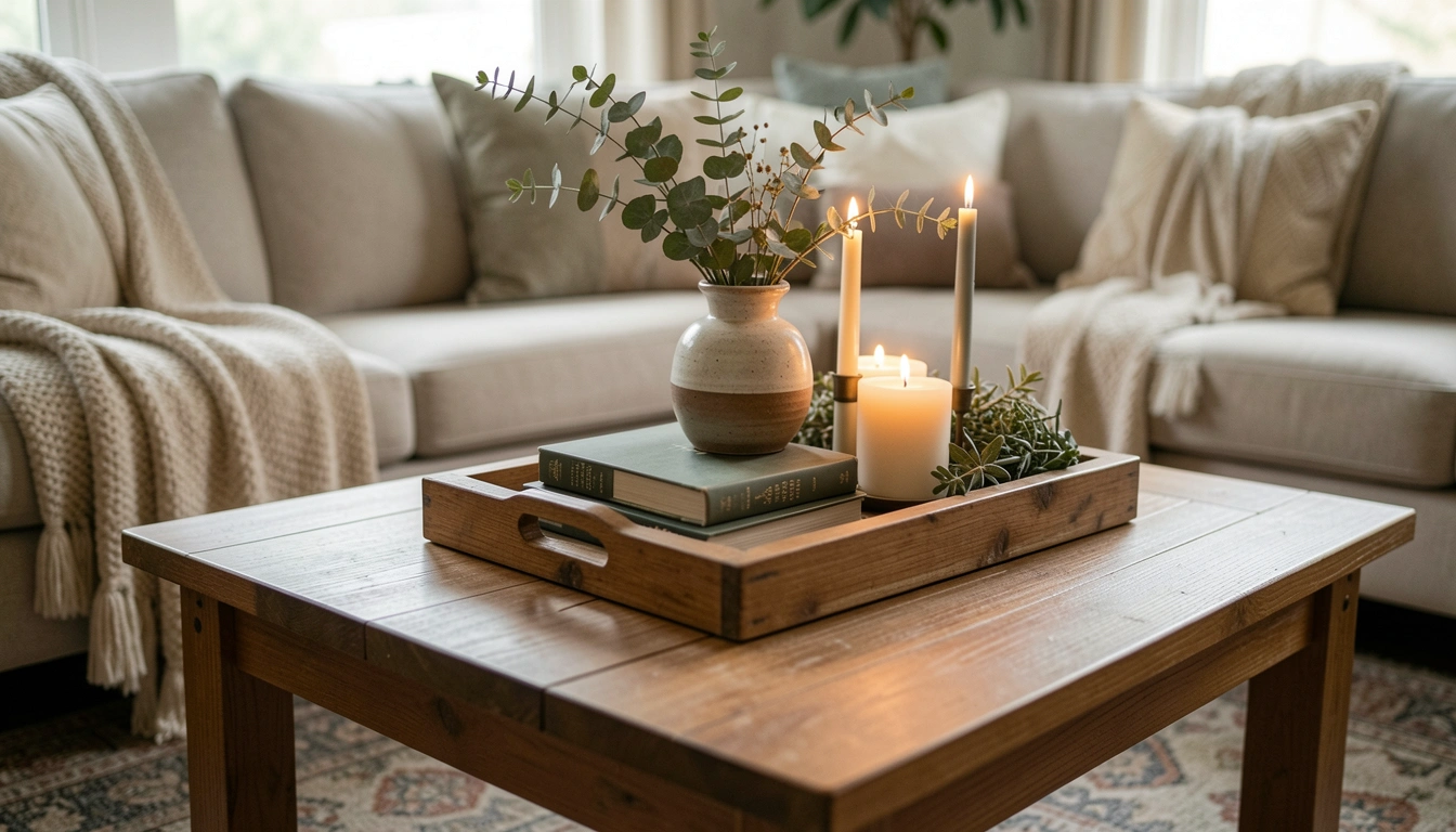 13 Neat Living Room Square Coffee Table Decor That Balances