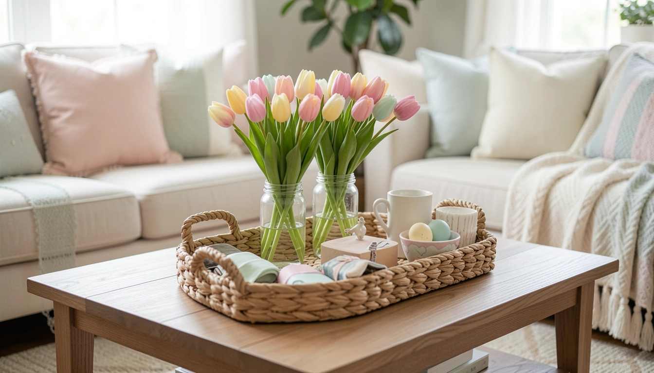 17 Fresh Living Room Coffee Table Decor For Spring That Blooms