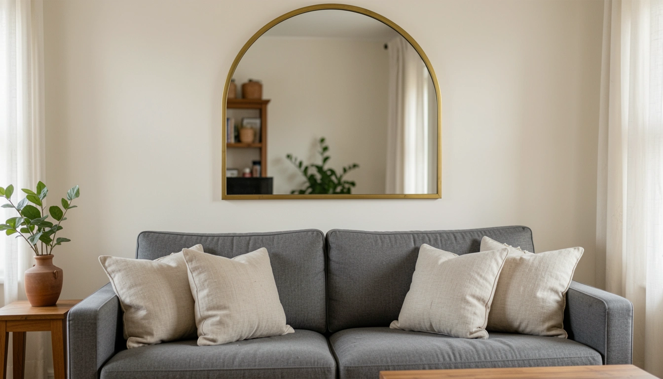 7 Bold Living Room Mirror Ideas Above The Couch That Pop